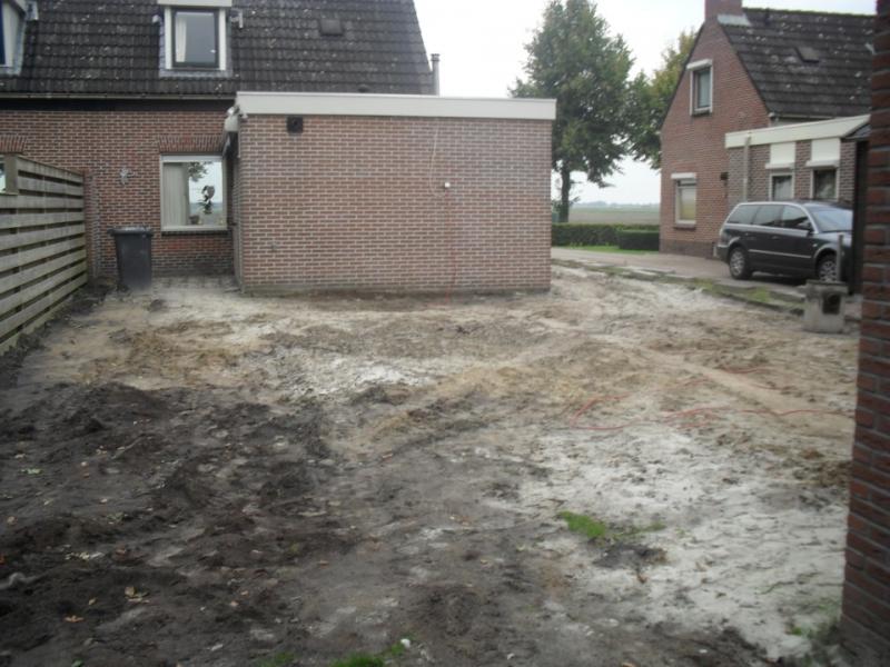 Strakke bestrating bij Noorderdiep